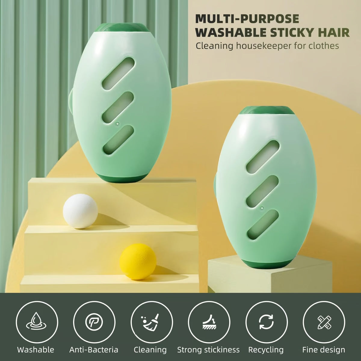 Reusable Lint Roller™ Green