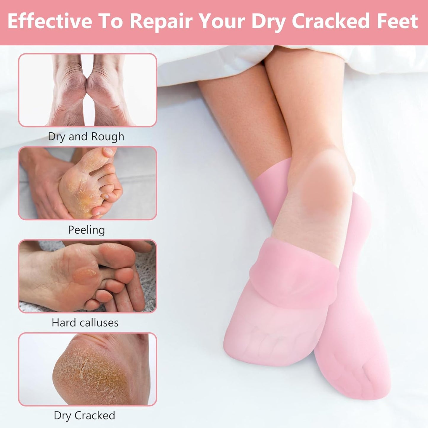 Silicone Socks for Spa and Pedicure