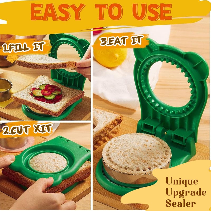 🔥Summer Sale - 2PCs Sandwich Molds Cutter and Sealer