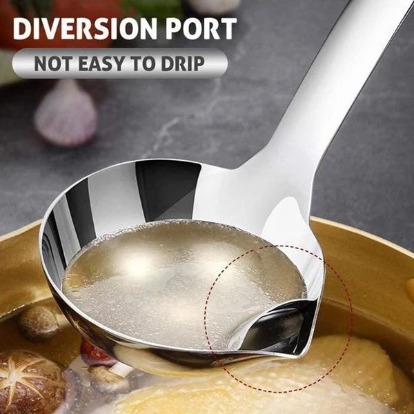 (🔥Hot Sale NOW- Buy One Get One FREE!) - Stainless Steel Spoon Oil Soup Separator