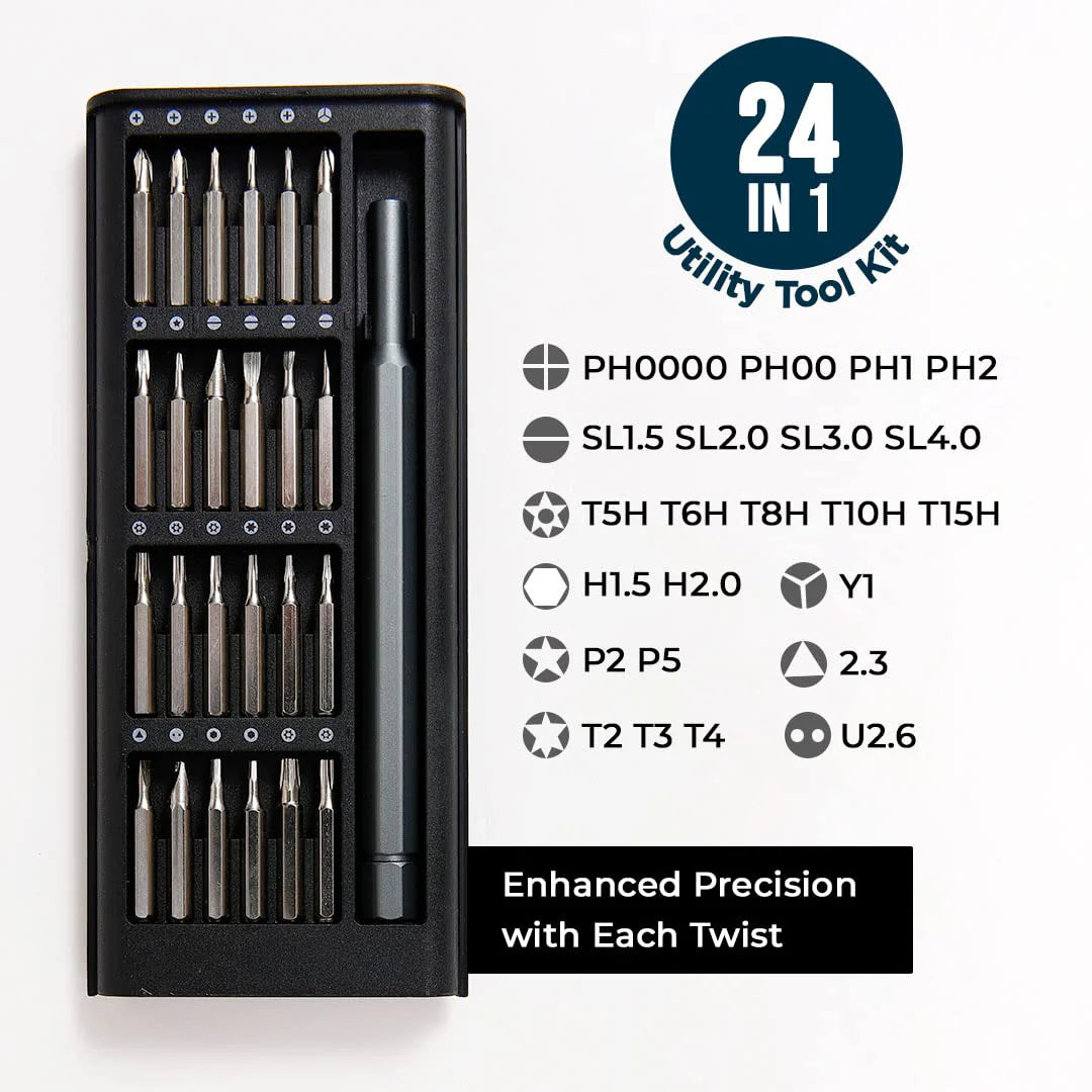 Everyday Fix-It Kit – 24-Piece Precision Screwdriver Set