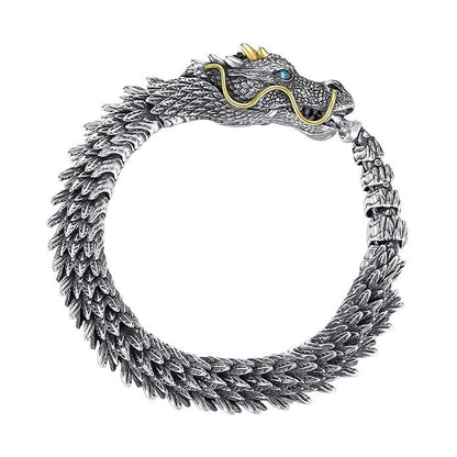 Handmade Golden Horn Dragon Bracelet