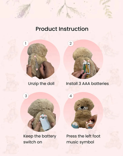 BREATHING TEDDY TOY