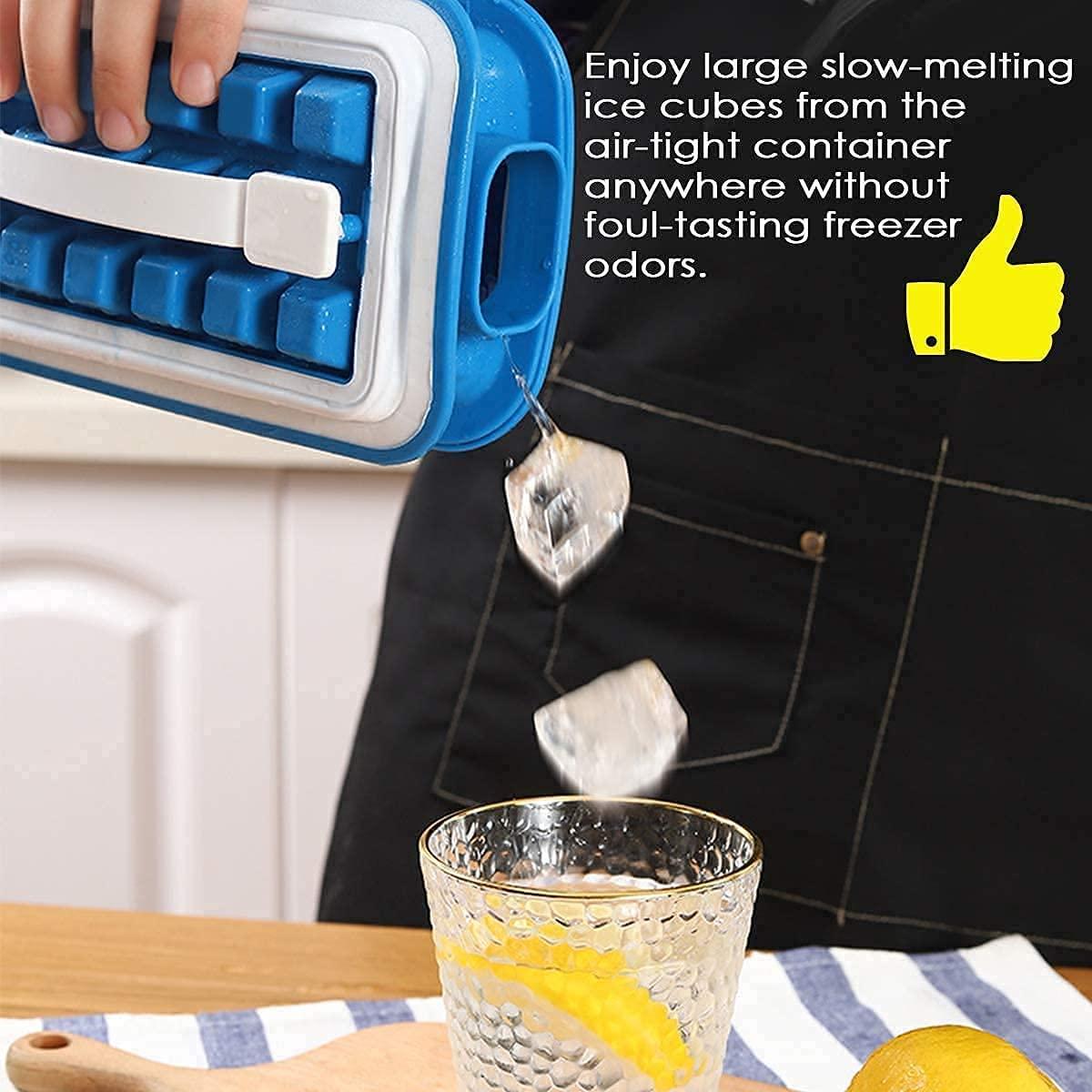 Folding Ice Tray Mould Water Bottle