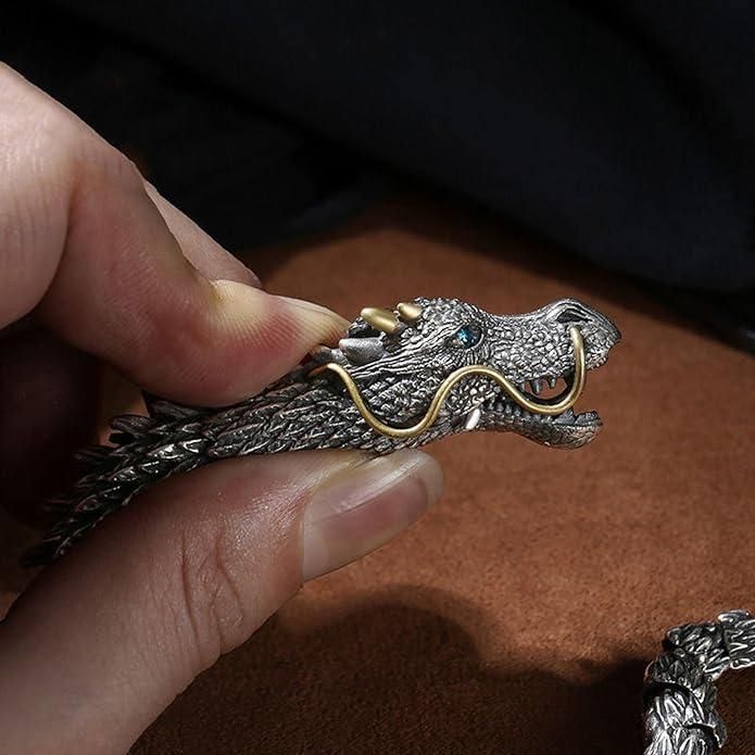 Handmade Golden Horn Dragon Bracelet