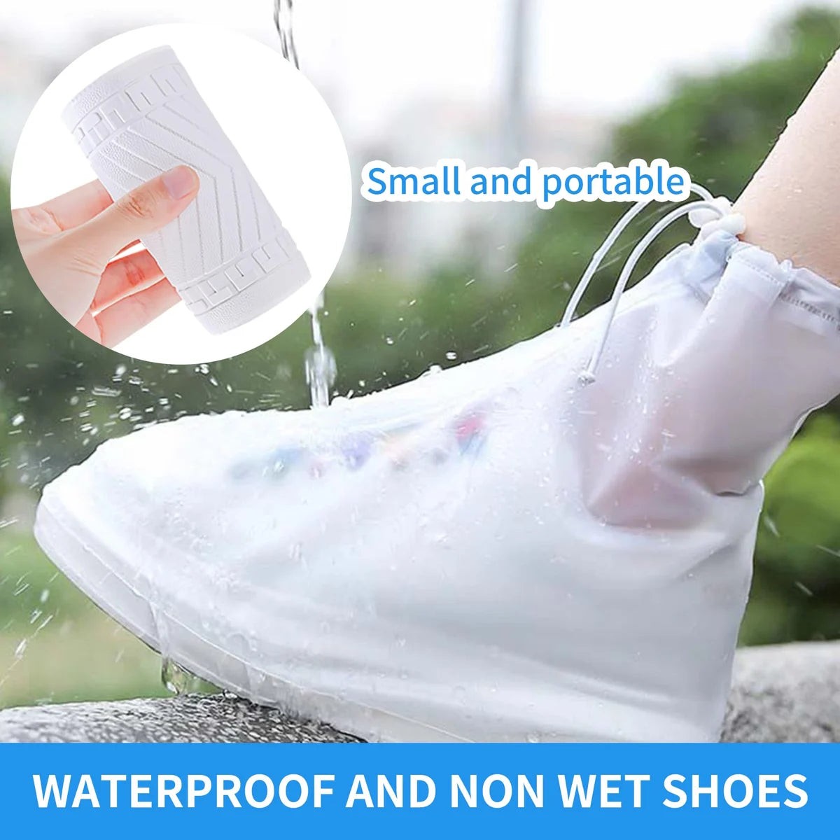 Reusable Portable Easy-to-wear Rain Shoe Cover