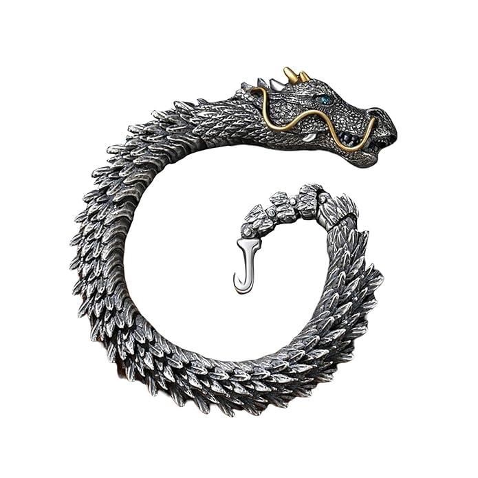 Handmade Golden Horn Dragon Bracelet