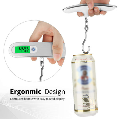 Portable Electronic Hook Scale with Strong Nylon Strap