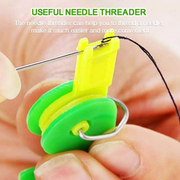 Automatic Plastic Thread Guide Needle Device (Pack of 3)