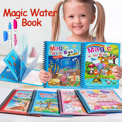 Magical Water Painting Book 🎨 (Pack of 4/8/12)