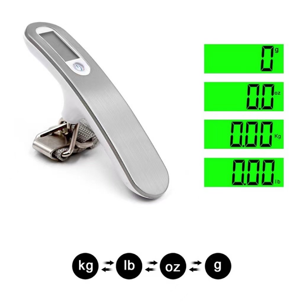 Portable Electronic Hook Scale with Strong Nylon Strap