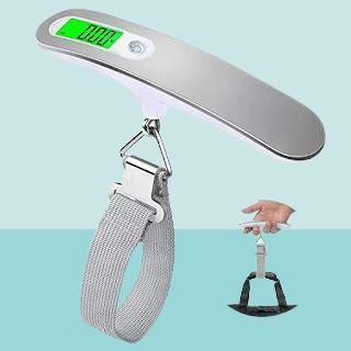 Portable Electronic Hook Scale with Strong Nylon Strap