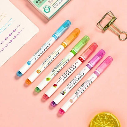 🔥🔥💖BEST GIFTS FOR KIDS - Dual Tip Pens with 6 Different Curve Shapes Fine Tips