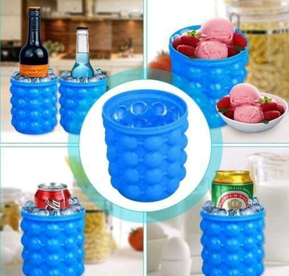 Ice Cube Bucket - Silicone Ice Cube Maker