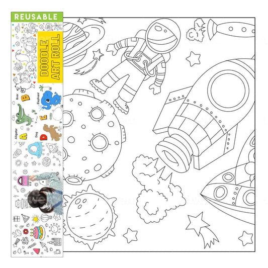 Reusable Doodle Art Roll - Universal Theme (2 meters)