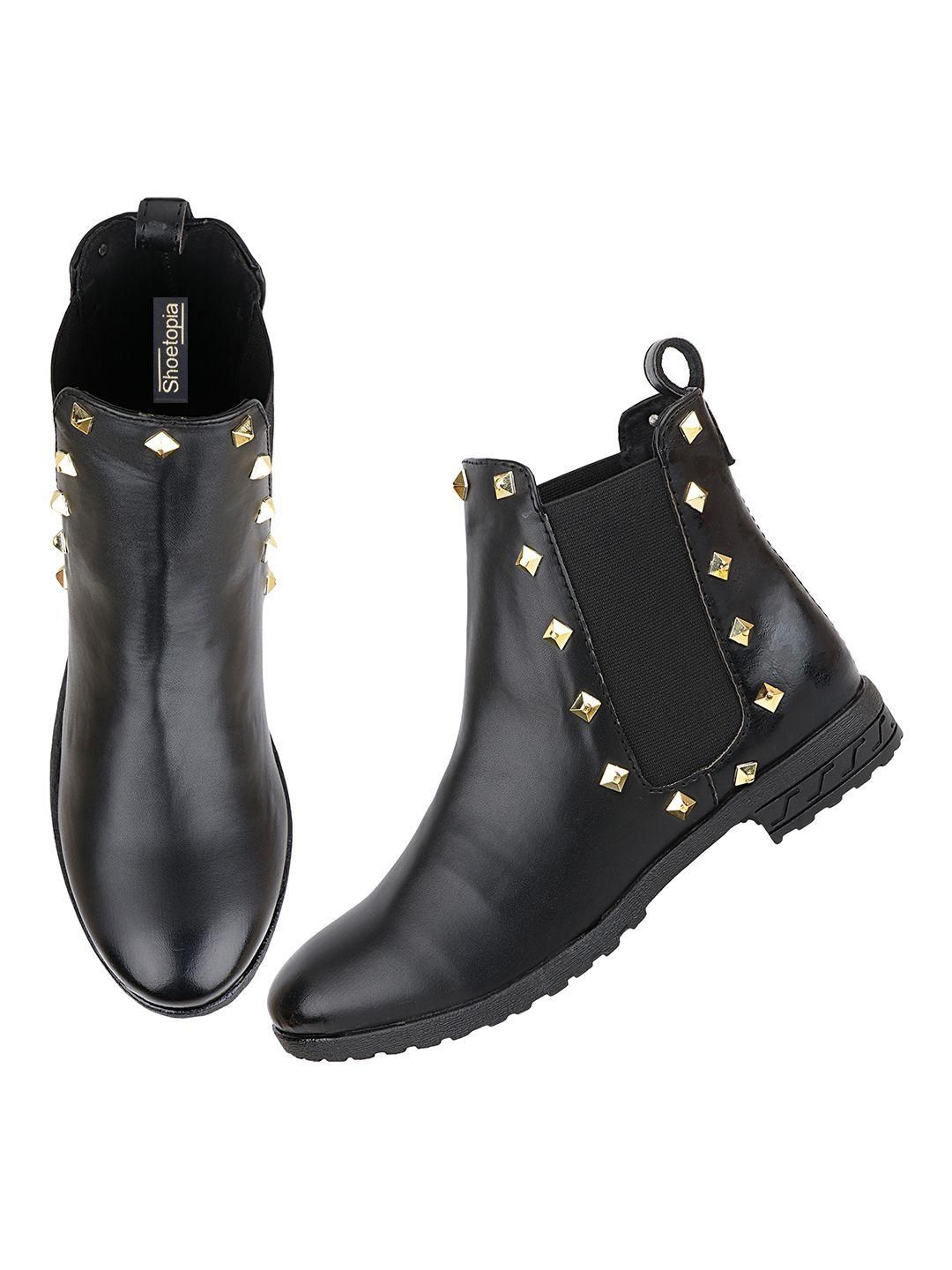 Studded Detail Chelsea Boots