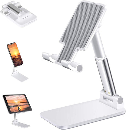Multi Angle Adjustable and Foldable Mobile Phone Stand/Holder, Anti Slip and Scratch Resistant Stand